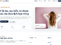 Web đặt lịch cắt tóc salon