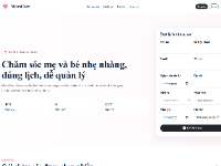 Web đặt lịch chăm sóc mẹ và bé
