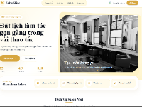 Web đặt lịch Salon Tóc