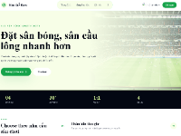 Web đặt lịch sân bóng sân cầu lông