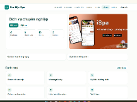 Web đặt lịch spa Sen Mộc Spa