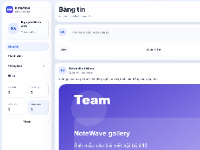 Web ghi chú của các thành viên giao diện đẹp