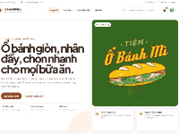 Website bán bánh mì trực tuyến Bánh Mì Mộc