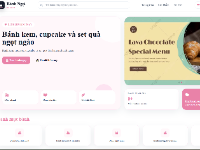 Website bán bánh ngọt