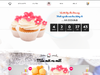 Website bán bánh ngọt giao diện đẹp