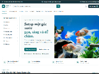 Website bán bể cá cảnh và phụ kiện thủy sinh