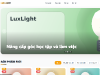 Website bán bóng đèn giao diện đẹp