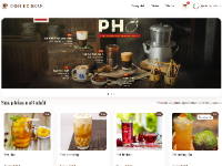 Website bán cà phê đơn giản