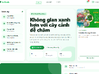 Website bán cây cảnh Lá Xanh