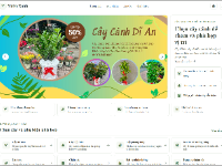 Website bán cây cảnh Vườn Xanh