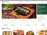 Website bán cơm cuộn Hàn Quốc Seoul