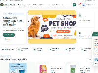 Website bán cửa hàng thú cưng PETNEST