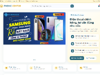 Website bán điện thoại giao diện đẹp