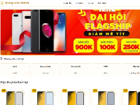 Website bán điện thoại Hoàng Kim Mobile