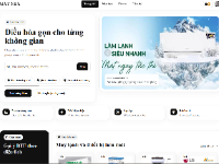 Website bán điều hòa mới