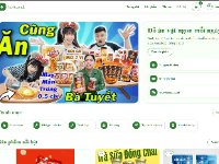 Website bán đồ ăn vặt ănvặtxanh
