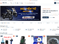 Website bán đồ chơi xe máy RiderPro