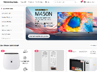 Website bán đồ điện lạnh Toshiba