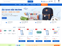 Website bán đồ dùng học sinh Học Cụ Plus