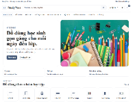 Website bán đồ dùng học sinh văn phòng phẩm