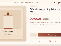 Website bán đồ lưu niệm handmade