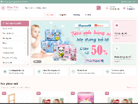 Website bán đồ mẹ và bé