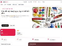 Website bán đồ mỹ thuật php mysql