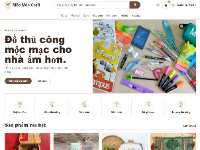 Website bán đồ thủ công Mộc Mộc Craft