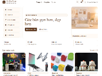 Website bán đồ trang trí bàn làm việc Góc Bàn Decor