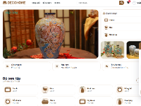 Website bán đồ trang trí DecoHome có Ai hỗ trợ chatbot CSKH