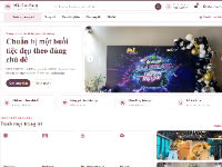 Website bán đồ trang trí tiệc Mộc Lan Party