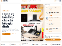 Website bán dụng cụ làm bếp