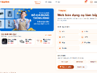 Website bán dụng cụ làm bếp BếpXinh