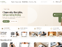 Website bán dụng cụ massage WellZen Store