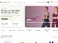 Website bán dụng cụ tập yoga