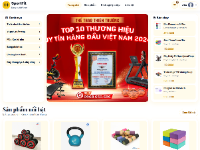 Website bán dụng cụ thể thao SportFit