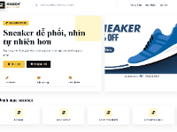 Website bán giày sneaker và phụ kiện giày