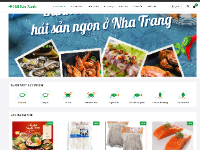 Website bán hải sản tươi sống và hải sản đông lạnh