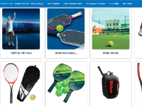 Website bán hàng shop tennis, có sẵn 171 sản phẩm full tính năng, tải về cài đặt dùng được ngay