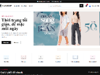 Website bán hàng thời trang FASHOP