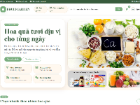 Website bán hoa quả bằng PHP