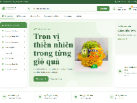 Website bán hoa quả Vườn Xanh