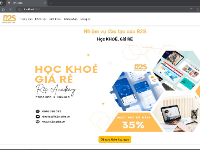 Website bán khóa học đơn giản