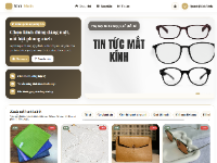 Website bán kính mắt thời trang Kính Moda Store