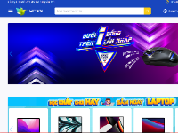 Website bán laptop giao diện đẹp