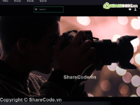 Website bán máy ảnh html,css,js