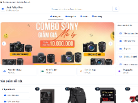 Website bán máy ảnh và máy quay Ảnh Máy Pro