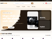 Website bán mũ thời trang với giao diện hiện đại