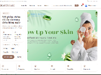 Website bán mỹ phẩm giao diện đẹp