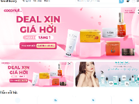 Website bán mỹ phẩm Hàn Quốc chính hãng